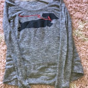Dachshund long-sleeve sweater Size Small
